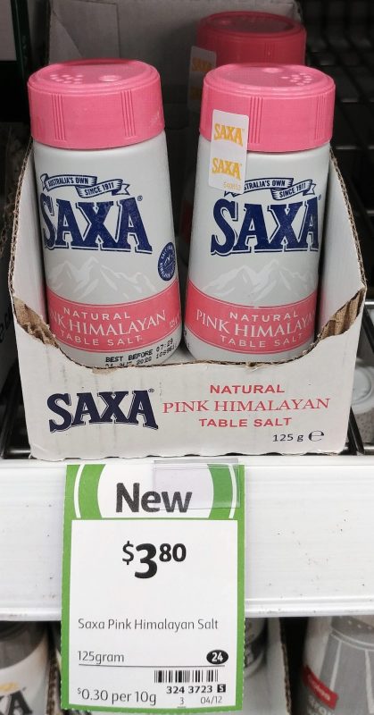 Saxa 125g Salt Pink Himalayan