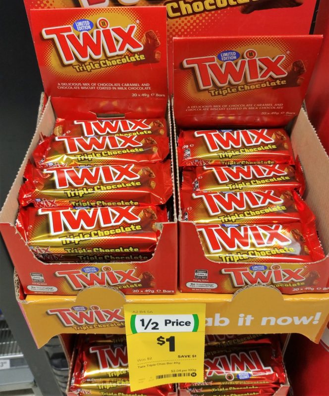 Twix 49g Limited Edition Triple Chocolate