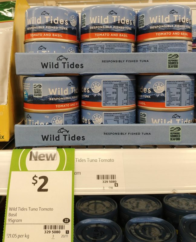 Wild Tides 95g Tuna Tomato And Basil