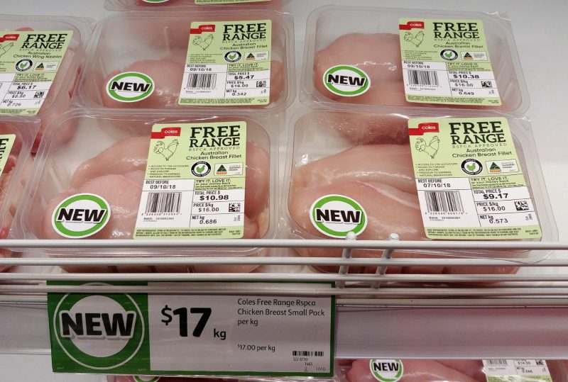 Coles $17 Kg Chicken Breast Fillet Free Range