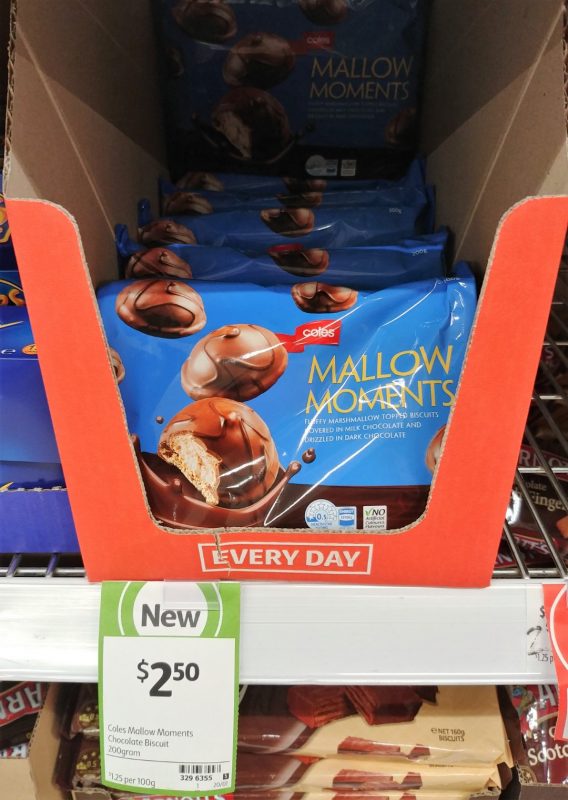 Coles 200g Biscuits Mallow Moments