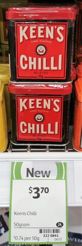 Keen's 50g Chilli Blend