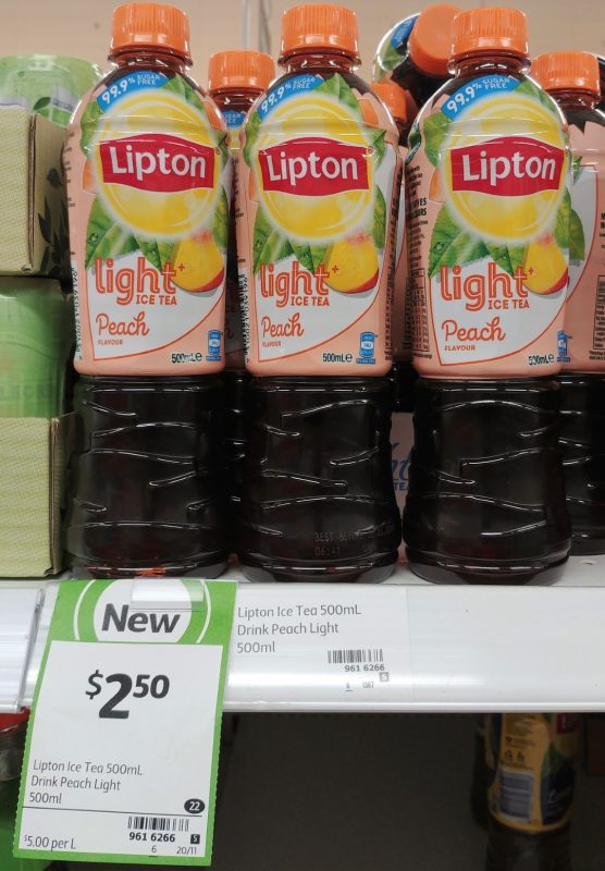 Lipton 500mL Ice Tea Light Peach Flavour