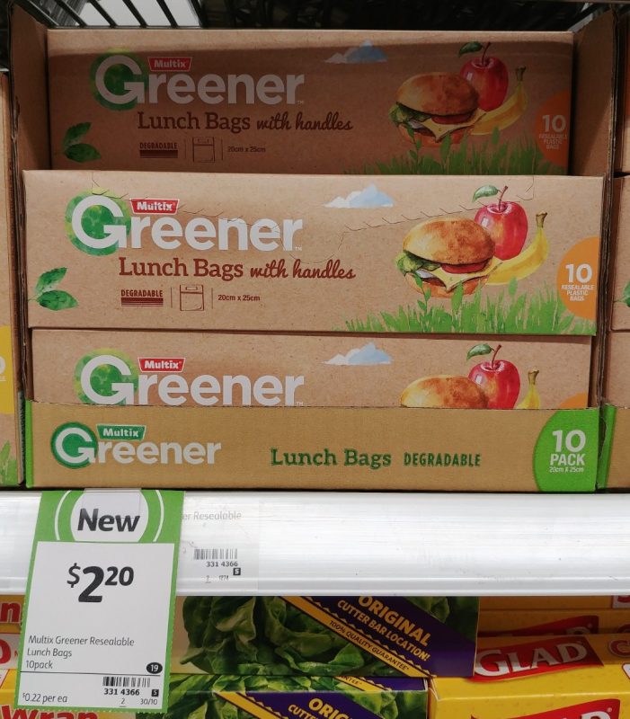 Multix 10 Pack Greener Lunch Bags