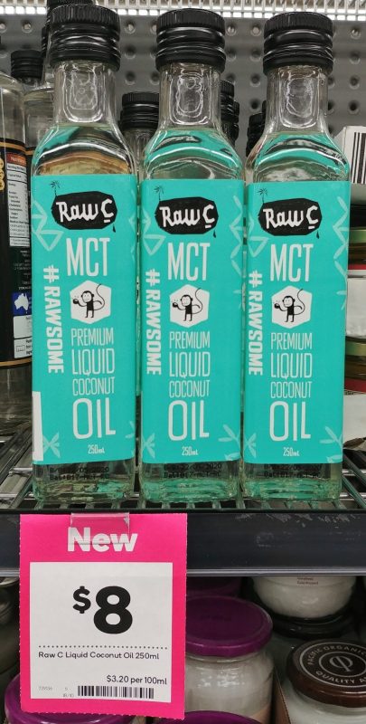 Raw C 250mL Liquid Coconut Oil