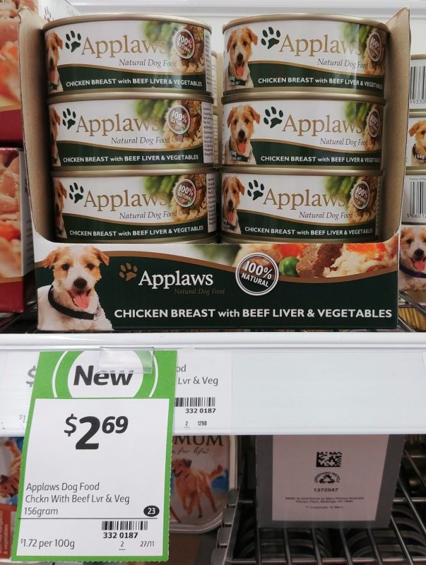 Applaws 156g Dog Food Chicken Breast With Beef Liver & Vegetables