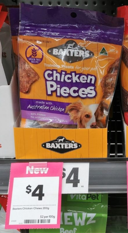 Baxter's 200g Dog Treats Chicken Pieces
