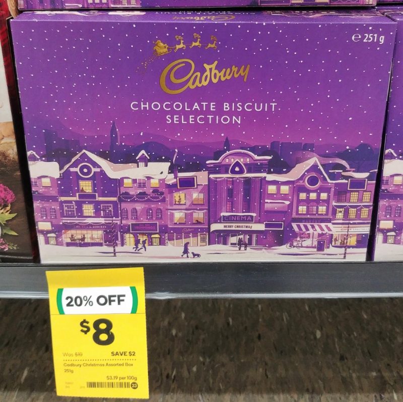 Cadbury 251g Chocolate Biscuit Selection