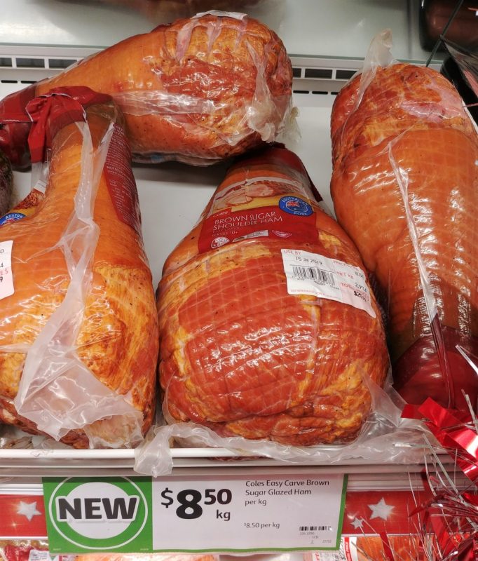 Coles $8.50 Kg Ham Shoulder Brown Sugar