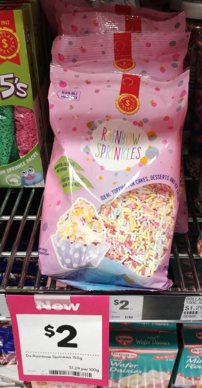 Dallor Sweets 155g Rainbow Sprinkles