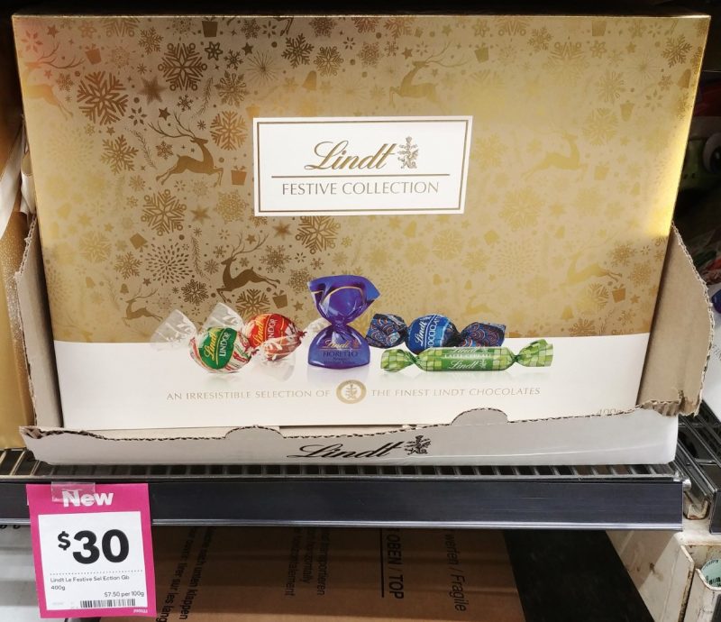 Lindt 400g Chocolate Festive Collection