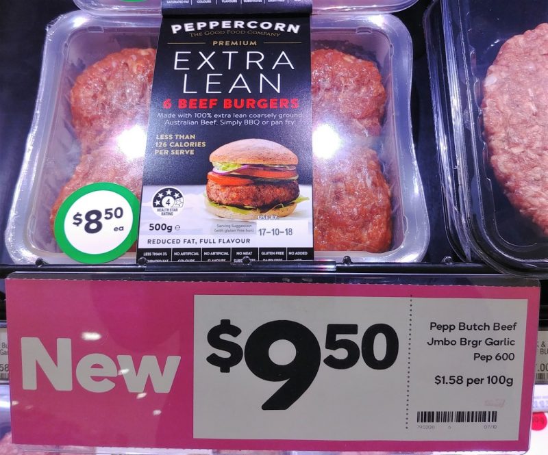 Peppercorn The Good Food Company 500g Beef Burgers Extra Lean
