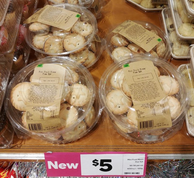 Woolworths 9 Pack Fruit Mince Pies Mini