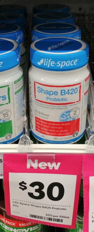 Life Space 60 Pack Probiotic Shape B420