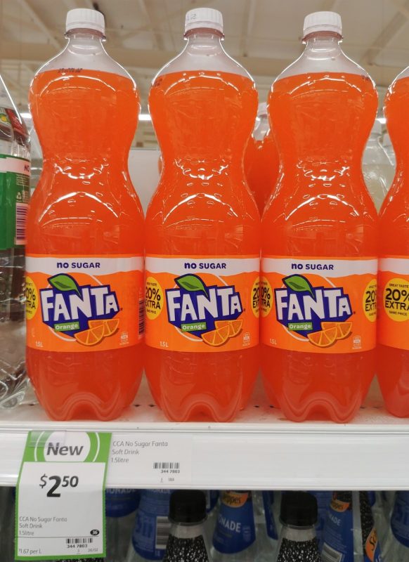 Fanta 1.5L Soft Drink No Sugar