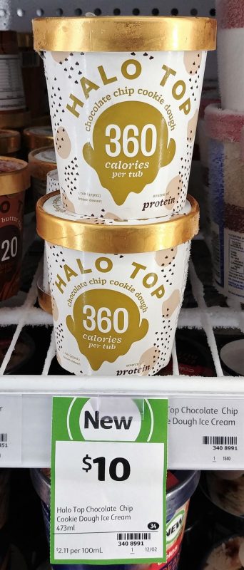 Halo Top 473mL Chocolate Chip Cookie Dough