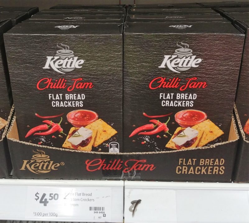 Kettle 150g Crackers Flat Bread Chilli Jam