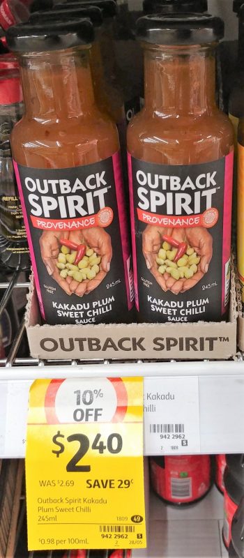 Outback Spirit 245mL Sauce Kakadu Plum Sweet Chilli