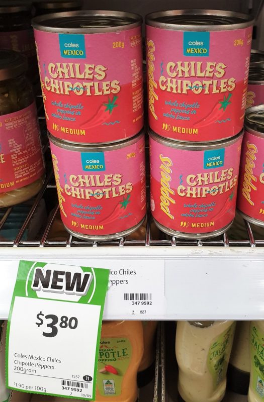 Coles 200g Chiles Chipotles