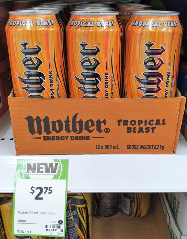 Mother 500mL Energy Drink Tropical Blast