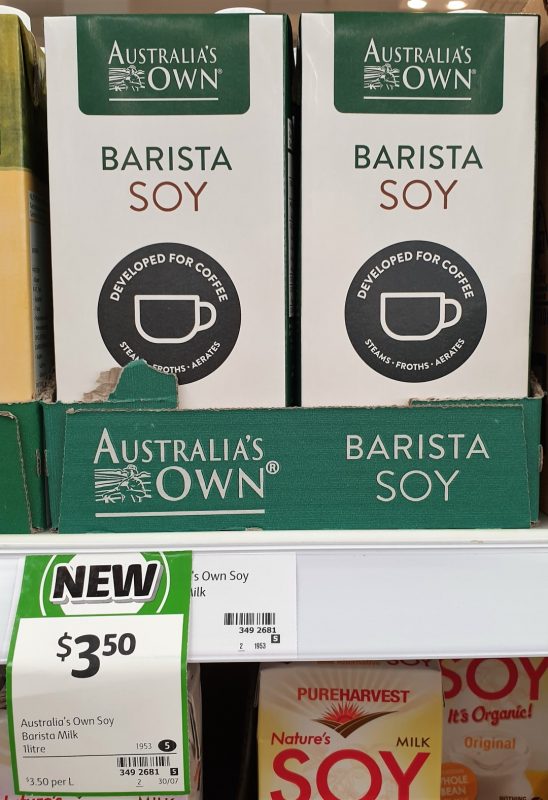 Australia's Own 1L Barista Soy