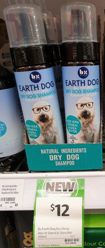 BX Earth 200mL Earth Dog Shampoo Dry Dog