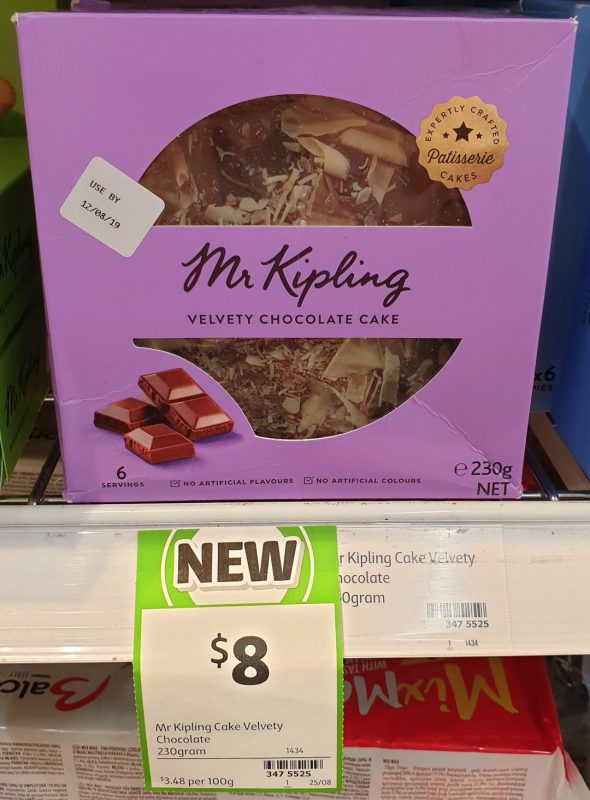 Mr Kipling 230g Cake Chocolate Velvety