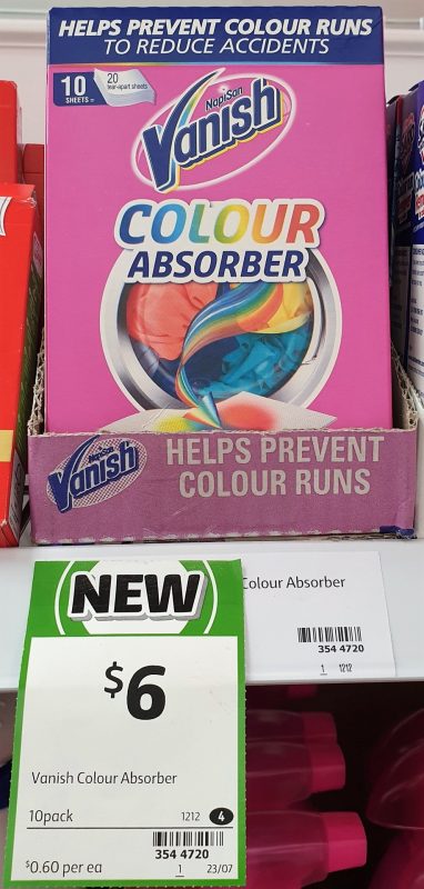 NapiSan 10 Pack Vanish Colour Absorber
