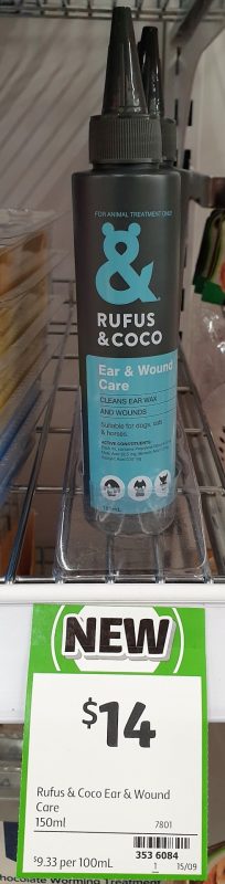 Rufus & Coco 150mL Ear & Wound Care
