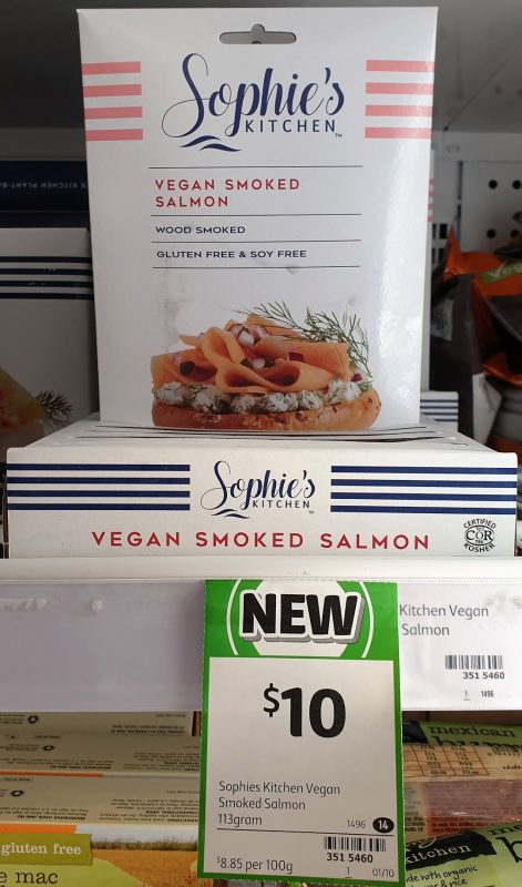Sophie's Kitchen 113g Salmon Vegan Smoked