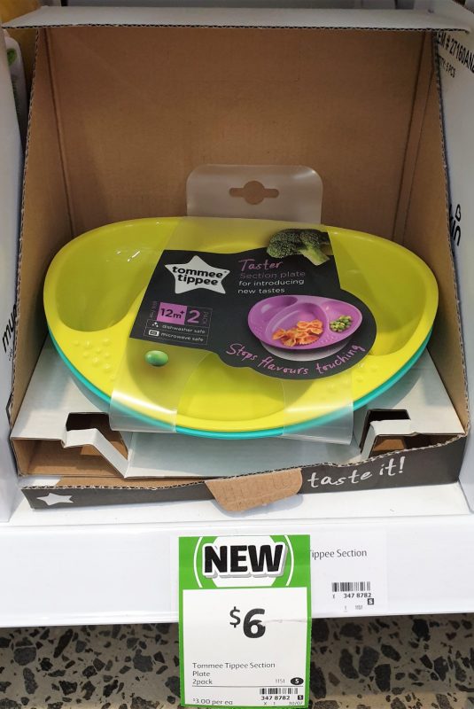 Tommee Tippee 2 Pack Plate Taster Section