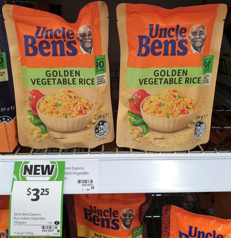 Uncle Ben's 250g Rice Golden Vegetable