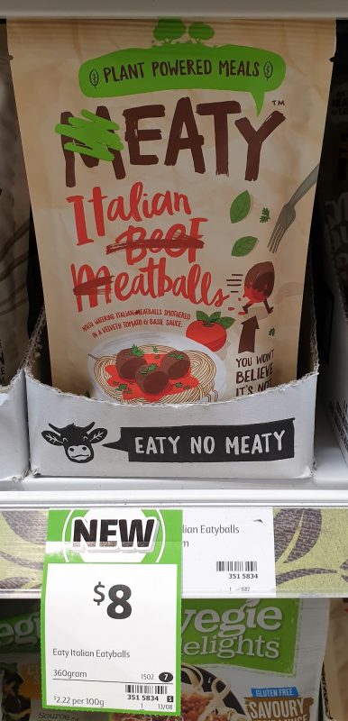Eaty 360g Italian Meatballs