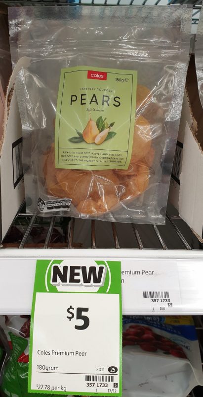 Coles 180g Pears