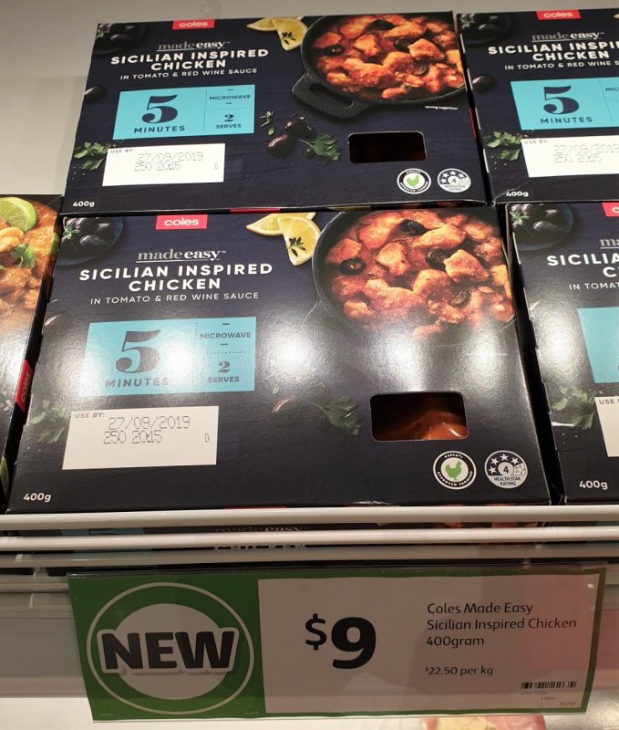Coles 400g Made Easy Chicken Sicilian Inspired