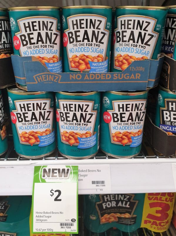 Heinz 300g Beanz No Added Sugar