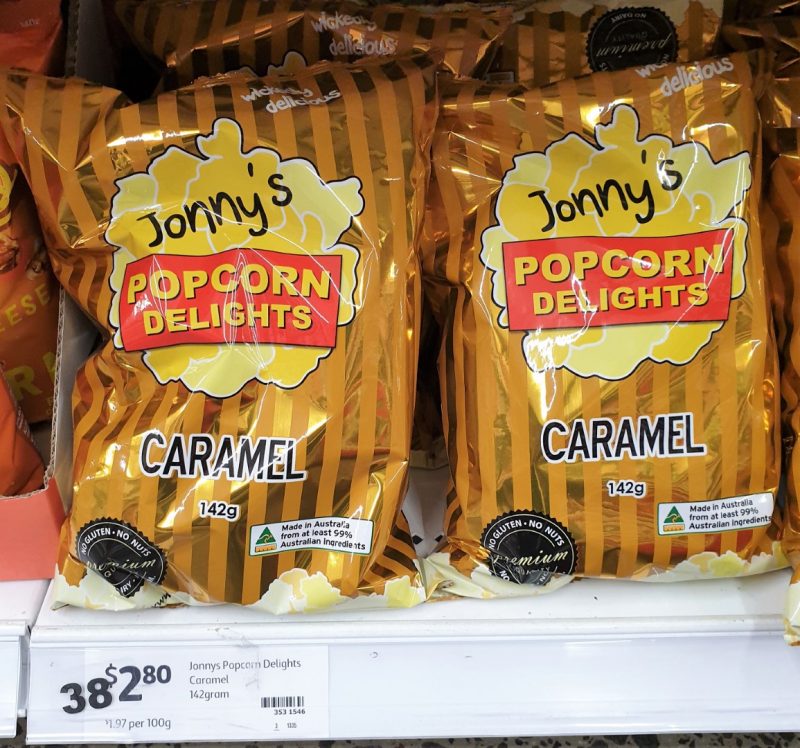 Jonny's 142g Popcorn Caramel