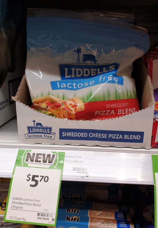 Liddells 225g Shredded Cheese Pizza Blend
