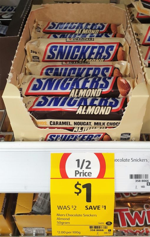 Mars 50g Snickers Almond