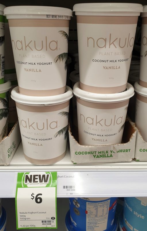 Nakula 500g Yoghurt Coconut Milk Vanilla