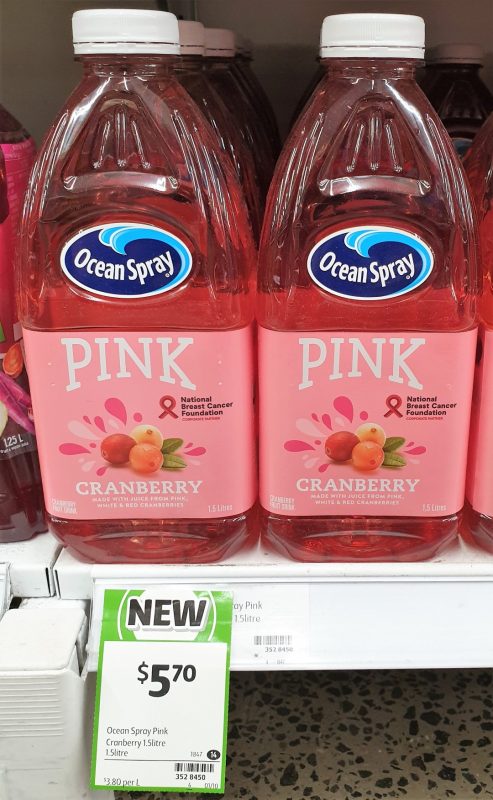 Ocean Spray 1.5L Cranberry Pink