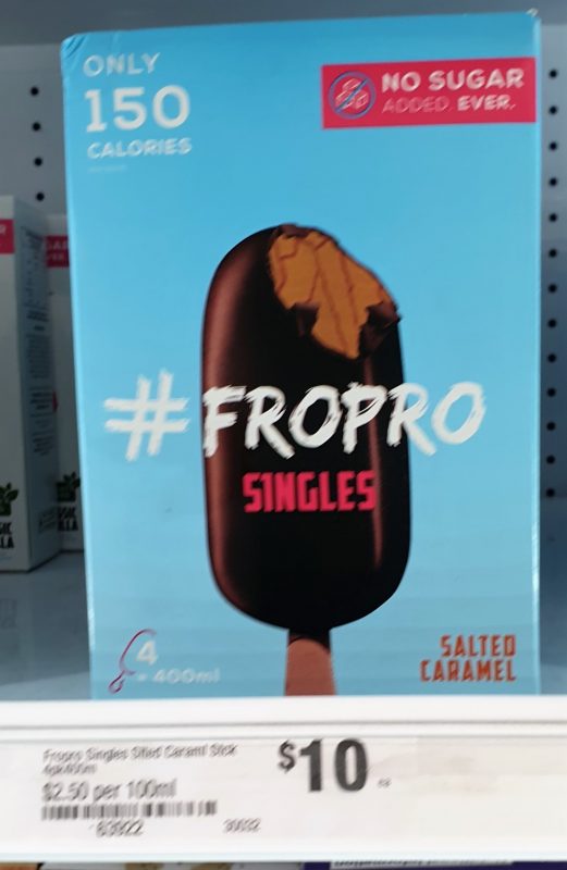 Fropro 400mL Singles Salted Caramel