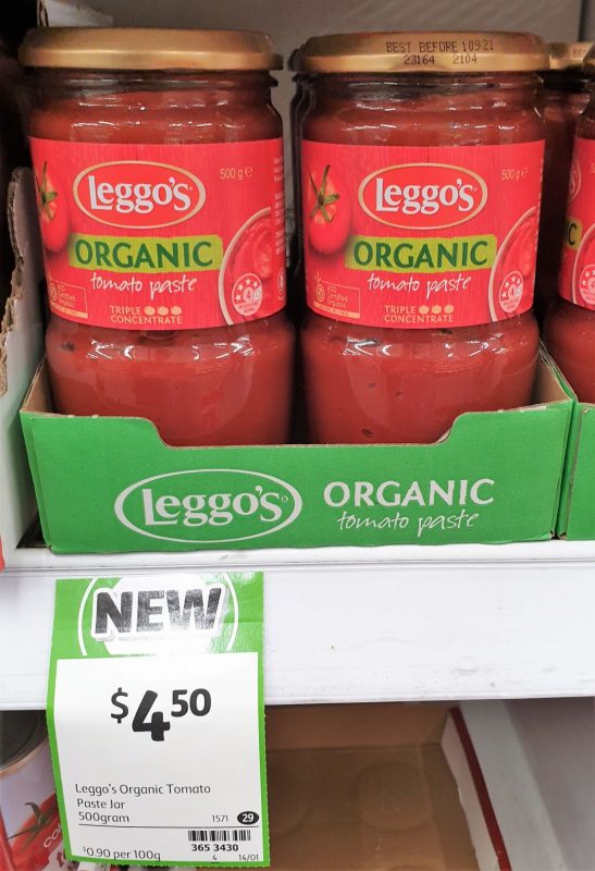 Leggo's 500g Tomato Paste Organic