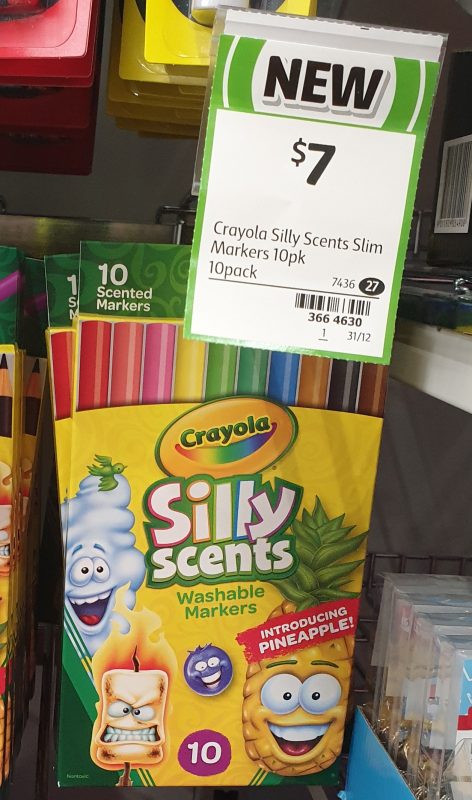 Crayola 10 Pack Washable Markers Silly Scents