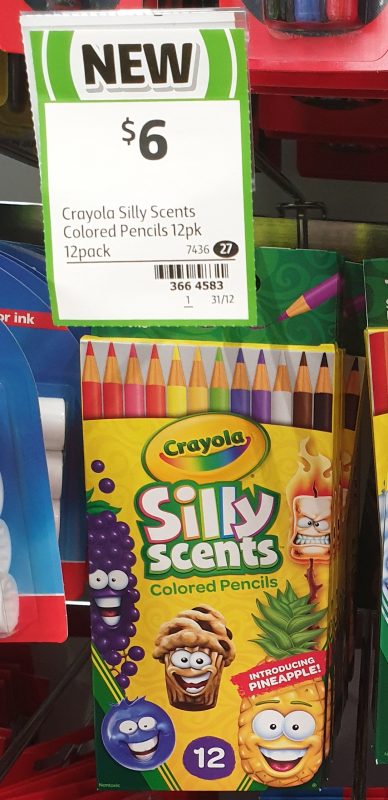 Crayola 12 Pack Coloured Pencils Silly Scents