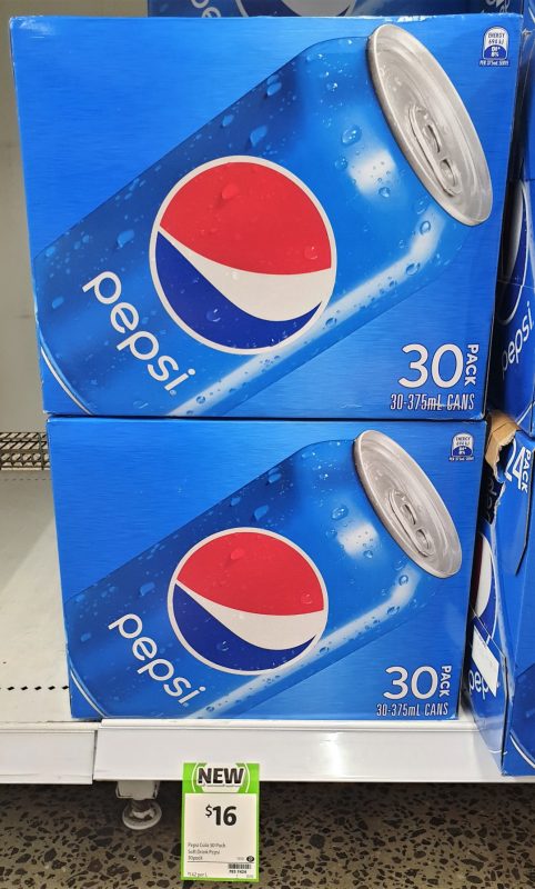 Pepsi 30 X 375mL Cans