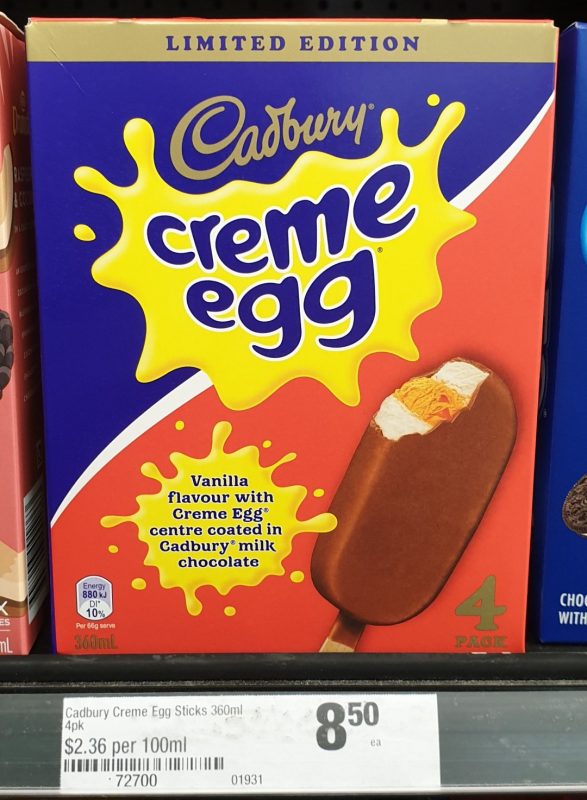 Cadbury 360mL Creme Egg Stick