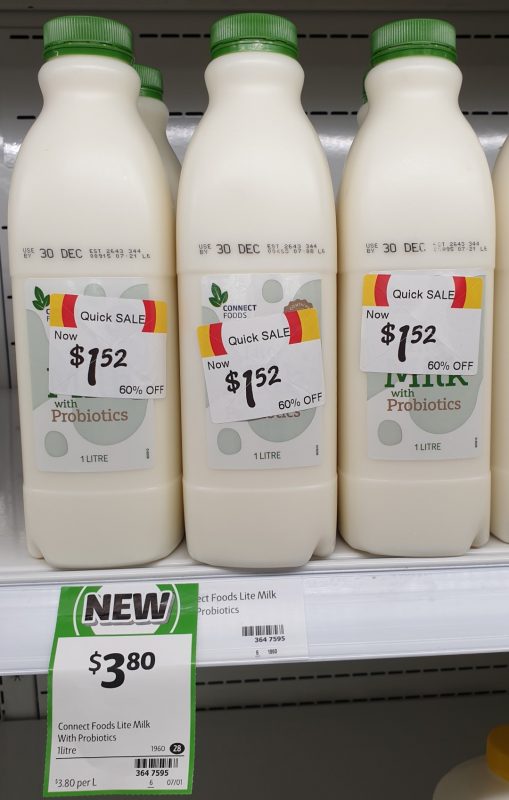 Connect Foods 1L Lite Milk With Probiotics