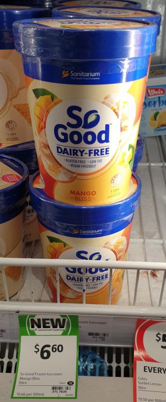 Sanitarium 1L So Good Dairy Free Mango Bliss