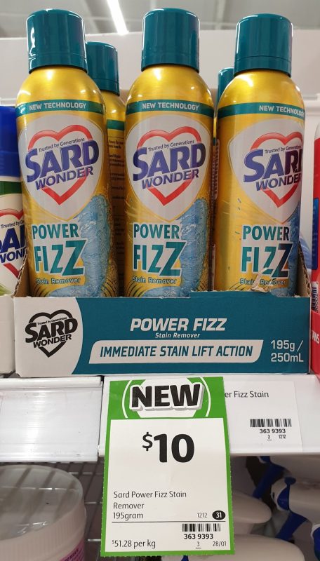Sard Wonder 195g Power Fizz Stain Remover